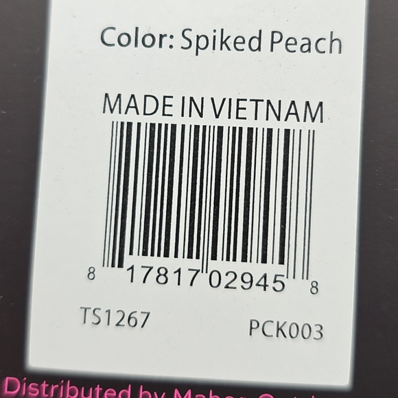 Habitat Women's Peach Button Down Shirt - Picture 5 of 5